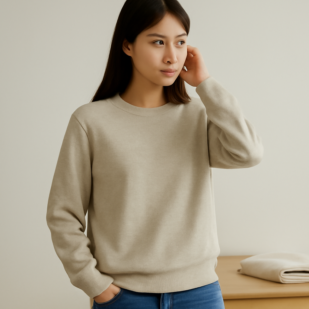 여성기모맨투맨 대표 이미지